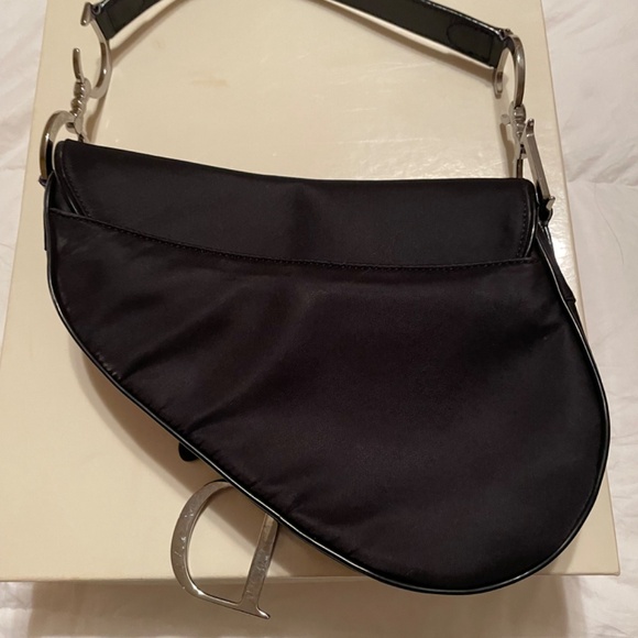 Vintage Dior Saddle Bag -black nylon 2002 - Picture 2 of 14